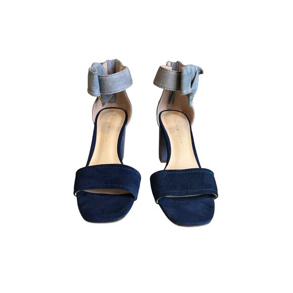 Tommy Hilfiger blue suede ankle strap detail formal heels 6.5 - Picture 3 of 9